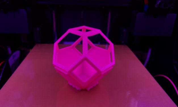 Testing the vibrant Emvio Pink PLA with a non-wasteful test print